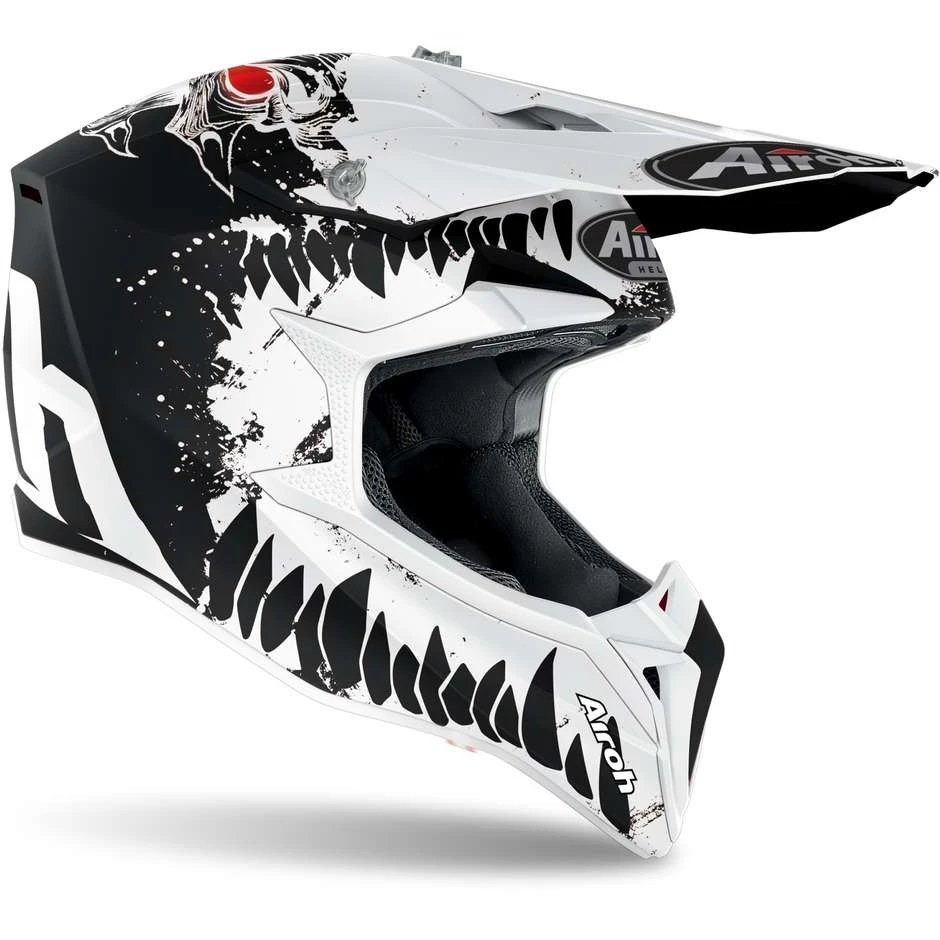 Casco Bambino Moto Cross Enduro Airoh WRAAP YOUTH Beast Opaco 5 Casco Bambino Moto Cross Enduro Airoh WRAAP YOUTH Beast Opaco - immagine 3