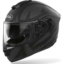 Casco Integrale Doppia Visiera Moto Airoh ST 501 SPEKTRO Nero Opaco
