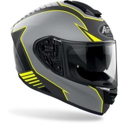 Casco Integrale Doppia Visiera Moto Airoh ST 501 TYPE Giallo Opaco -Vendite Airoh casco integrale doppia visiera moto airoh st 501 type giallo opaco 144861