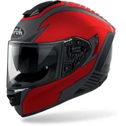 Casco Integrale Doppia Visiera Moto Airoh ST 501 TYPE Rosso Opaco
