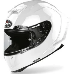 Casco Integrale In Fibra Moto Airoh GP550 S Color Bianco Lucido
