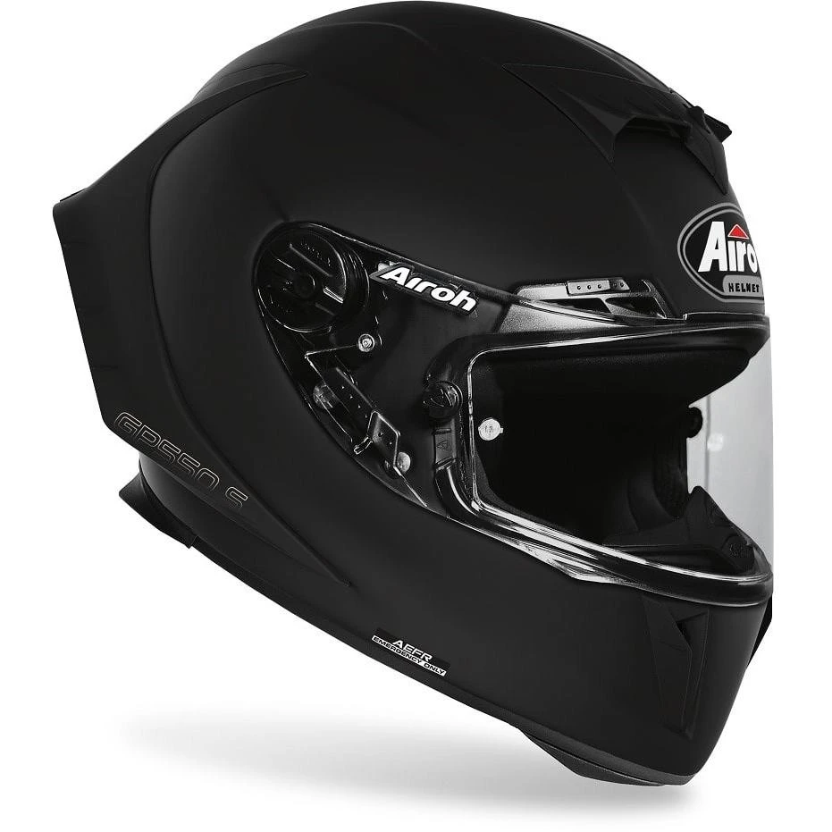 Casco Integrale In Fibra Moto Airoh GP550 S Color Nero Opaco 4 Casco Integrale In Fibra Moto Airoh GP550 S Color Nero Opaco - immagine 2