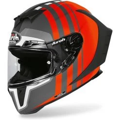 Casco Integrale In Fibra Moto Airoh GP550 S Skyline Arancio Opaco