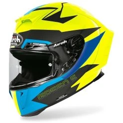 Casco Integrale In Fibra Moto Airoh GP550 S Vektor Blu Opaco