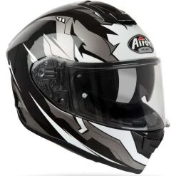 Casco Integrale Moto Airoh ST 501 BIONIC Bianco Lucido Cromo -Vendite Airoh casco integrale moto airoh st 501 bionic bianco lucido cromo 132263