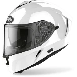 Casco Integrale Moto Doppia Visiera Airoh SPARK Color Bianco Lucido