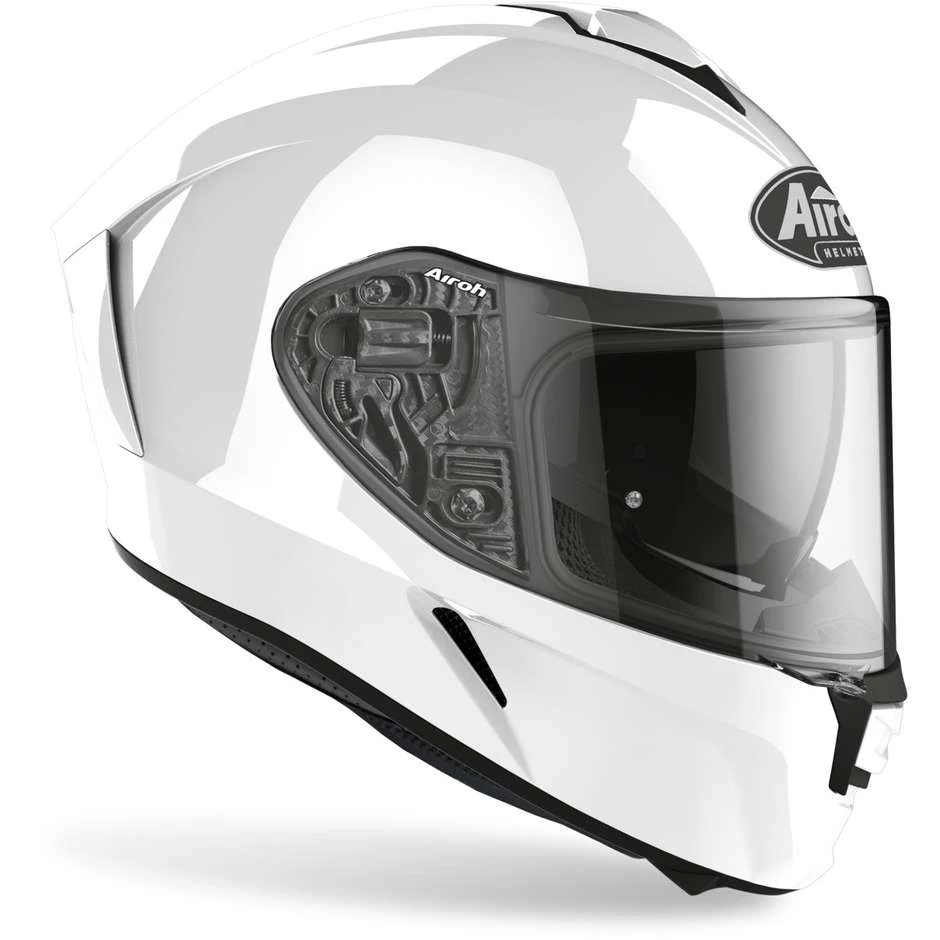 Casco Integrale Moto Doppia Visiera Airoh SPARK Color Bianco Lucido 4 Casco Integrale Moto Doppia Visiera Airoh SPARK Color Bianco Lucido - immagine 2