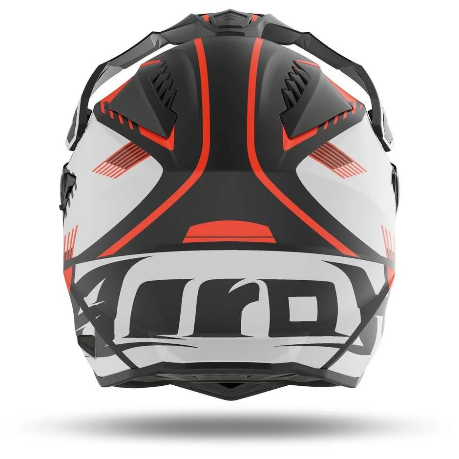 Casco Integrale On-Off Moto Touring Airoh COMMANDER Boost Arancio Opaco 4 Casco Integrale On-Off Moto Touring Airoh COMMANDER Boost Arancio Opaco - immagine 2