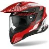 Casco Integrale On-Off Moto Touring Airoh COMMANDER Boost Rosso Lucido