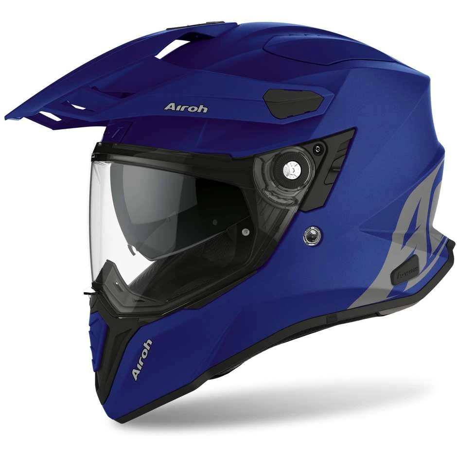 Casco Integrale On-Off Moto Touring Airoh COMMANDER Color Blu Opaco 3 Casco Integrale On-Off Moto Touring Airoh COMMANDER Color Blu Opaco