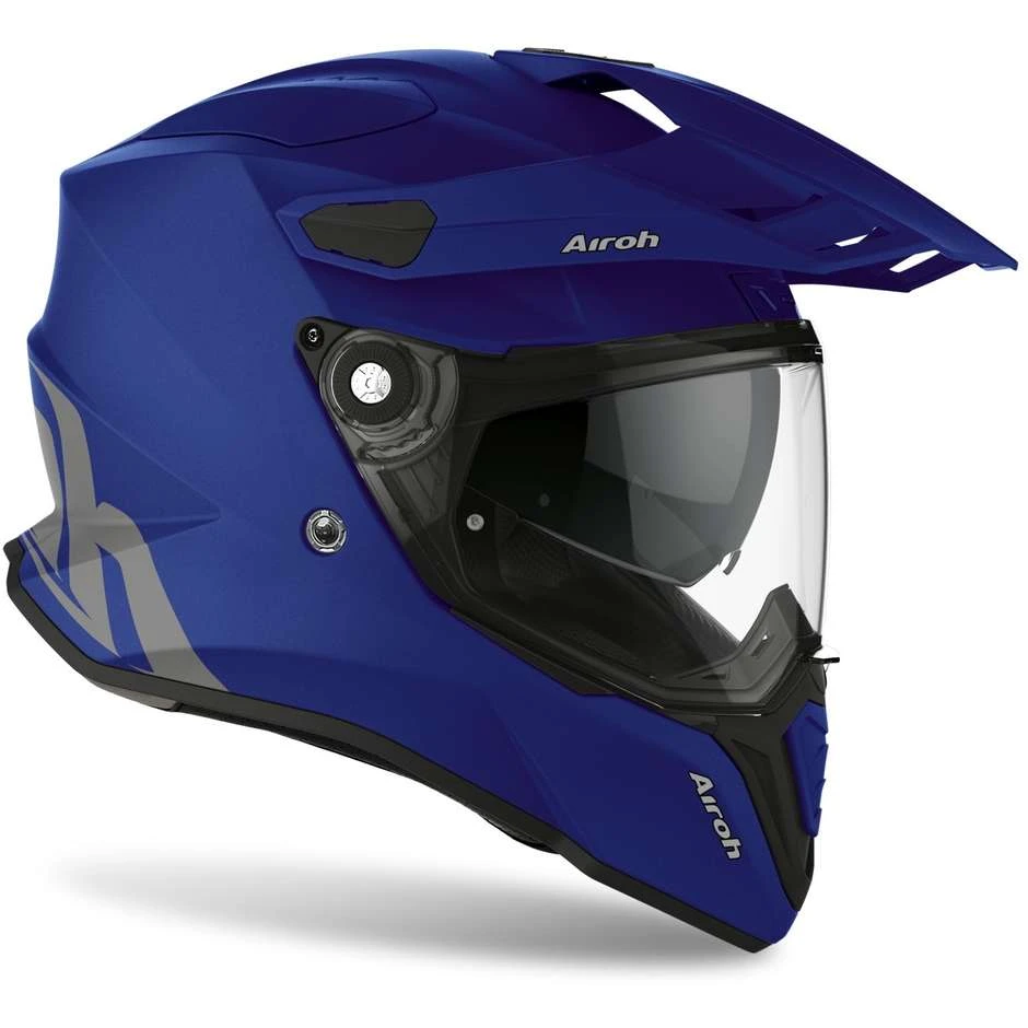 Casco Integrale On-Off Moto Touring Airoh COMMANDER Color Blu Opaco 5 Casco Integrale On-Off Moto Touring Airoh COMMANDER Color Blu Opaco - immagine 3