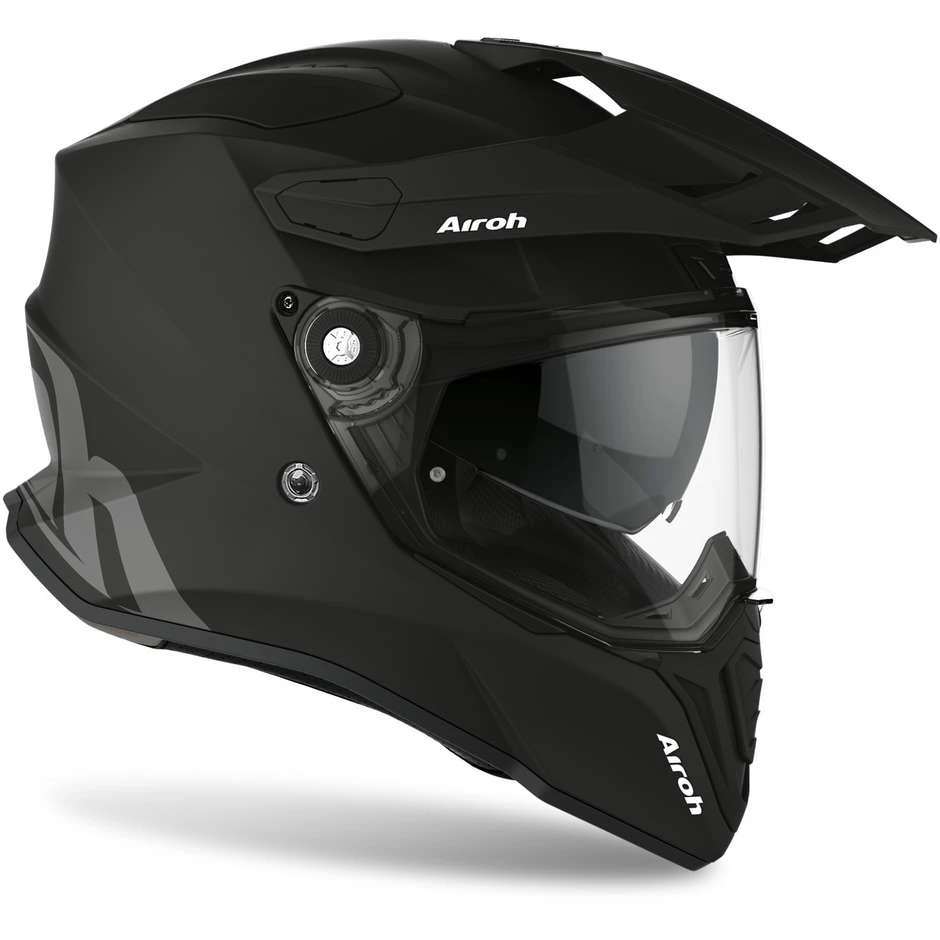Casco Integrale ON-Off Moto Touring Airoh COMMANDER Color Nero Opaco 5 Casco Integrale ON-Off Moto Touring Airoh COMMANDER Color Nero Opaco - immagine 3