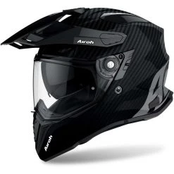 Casco Integrale On-Off Moto Touring Airoh COMMANDER Full Carbon Lucido