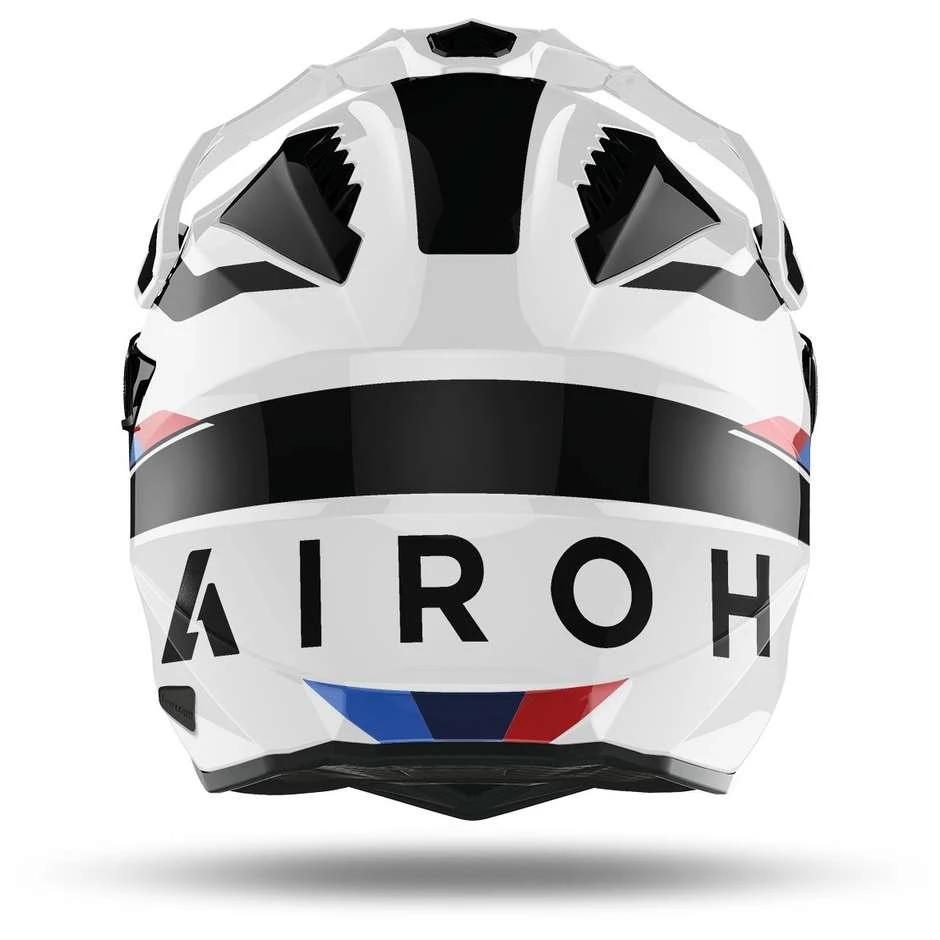 Casco Integrale On-Off Moto Touring Airoh COMMANDER Skill Bianco Lucido 4 Casco Integrale On-Off Moto Touring Airoh COMMANDER Skill Bianco Lucido - immagine 2
