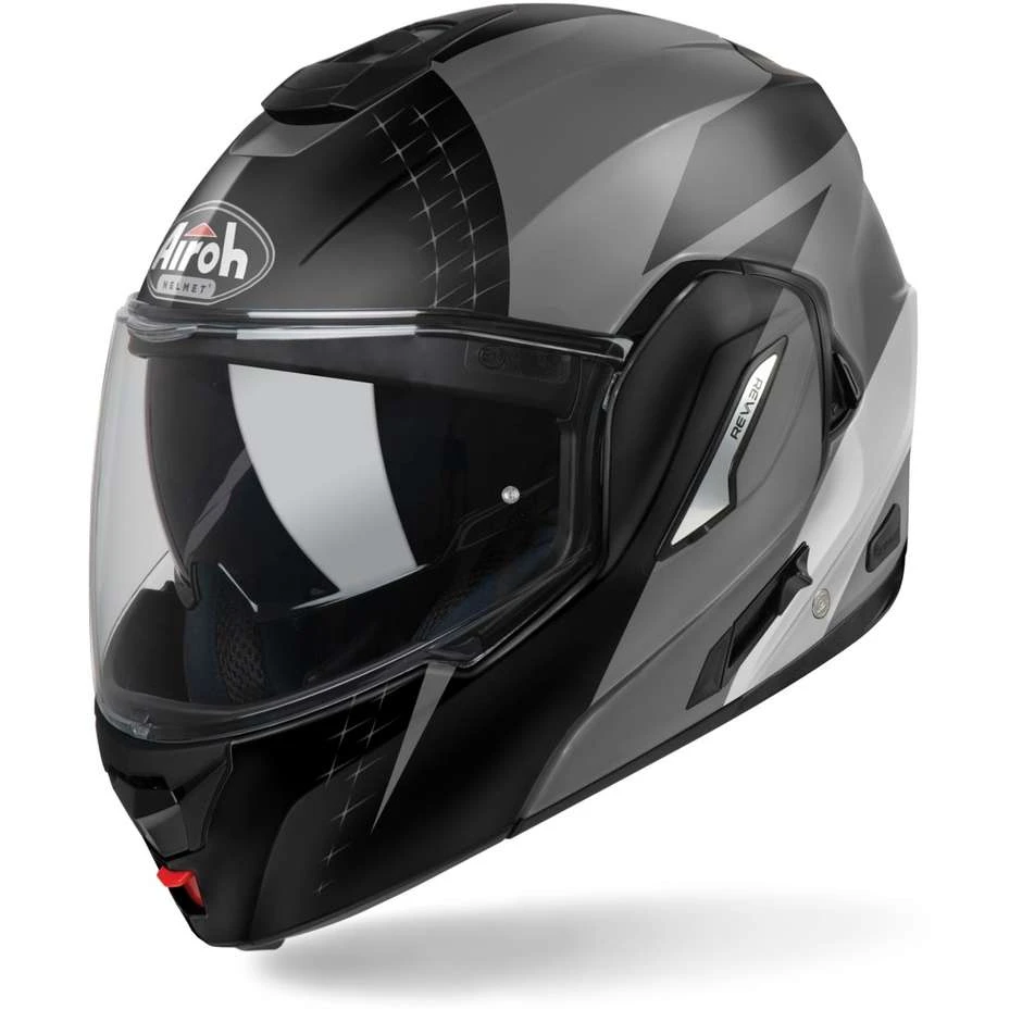 Casco Modulare Moto Doppia Omologatzione P/J Airoh REV 19 LEADEN Antracite Opaco 4 Casco Modulare Moto Doppia Omologatzione P/J Airoh REV 19 LEADEN Antracite Opaco - immagine 2