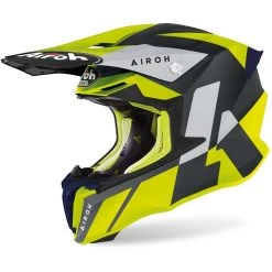 Casco Moto Cross Enduro Airoh TWIST 2.0 Lift Giallo Opaco