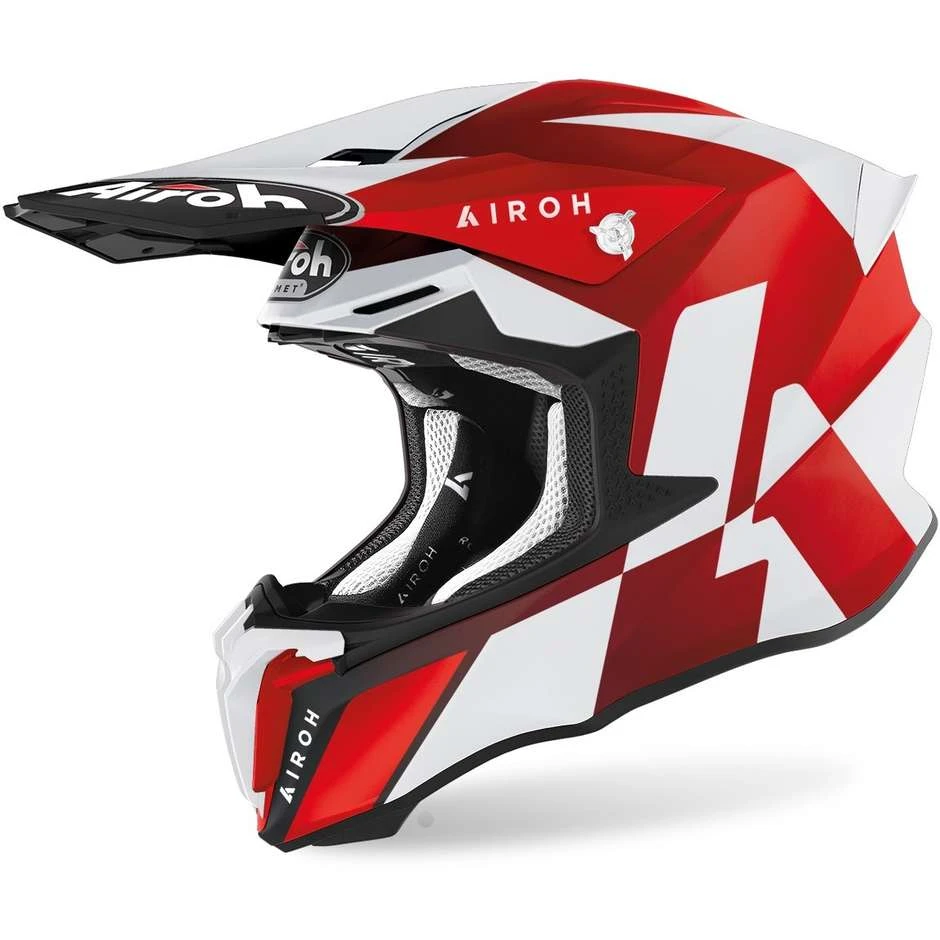 Casco Moto Cross Enduro Airoh TWIST 2.0 Lift Rosso Opaco 3 Casco Moto Cross Enduro Airoh TWIST 2.0 Lift Rosso Opaco