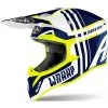 Casco Moto Cross Enduro Airoh WRAAP Broken Blu Lucido -Vendite Airoh casco moto cross enduro airoh wraap broken blu lucido 132316