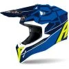 Casco Moto Cross Enduro Airoh WRAAP Mood Blu Lucido -Vendite Airoh casco moto cross enduro airoh wraap mood blu lucido 144852