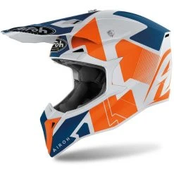 Casco Moto Cross Enduro Airoh WRAAP Raze Arancio Opaco