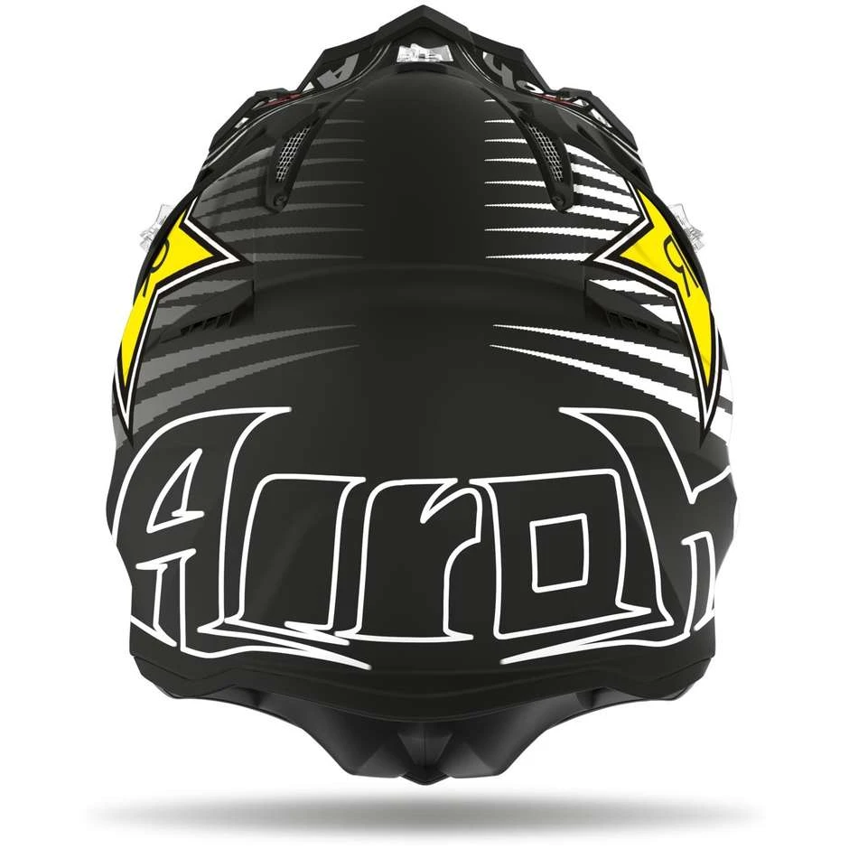 Casco Moto Cross Enduro In Fibra Airoh AVIATOR ACE Rockstar 2020 Opaco 4 Casco Moto Cross Enduro In Fibra Airoh AVIATOR ACE Rockstar 2020 Opaco - immagine 2