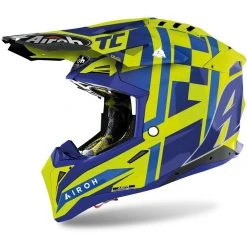 Casco Moto Cross Enduro In Fibra HPC Airoh AVIATOR 3 TC21 Lucido