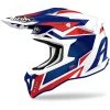 Casco Moto Cross Enduro In Fibra HPC Airoh STRYCKER Axe Blu Rosso -Vendite Airoh casco moto cross enduro in fibra hpc airoh strycker axe blu rosso 107268