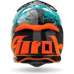 Casco Moto Cross Enduro In Fibra HPC Airoh STRYCKER Crack Lucido -Vendite Airoh casco moto cross enduro in fibra hpc airoh strycker crack lucido 107273
