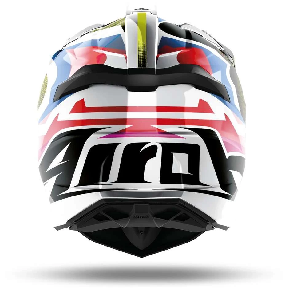 Casco Moto Cross Enduro In Fibra HPC Airoh STRYCKER View Lucido 4 Casco Moto Cross Enduro In Fibra HPC Airoh STRYCKER View Lucido - immagine 2