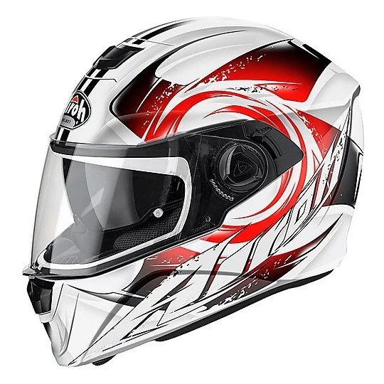 Casco Moto Integrale Airoh Storm Doppia Visiera Color Anger Rosso 3 Casco Moto Integrale Airoh Storm Doppia Visiera Color Anger Rosso