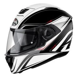 Casco Moto Integrale Airoh Storm Doppia Visiera Color Sprinter Bianco