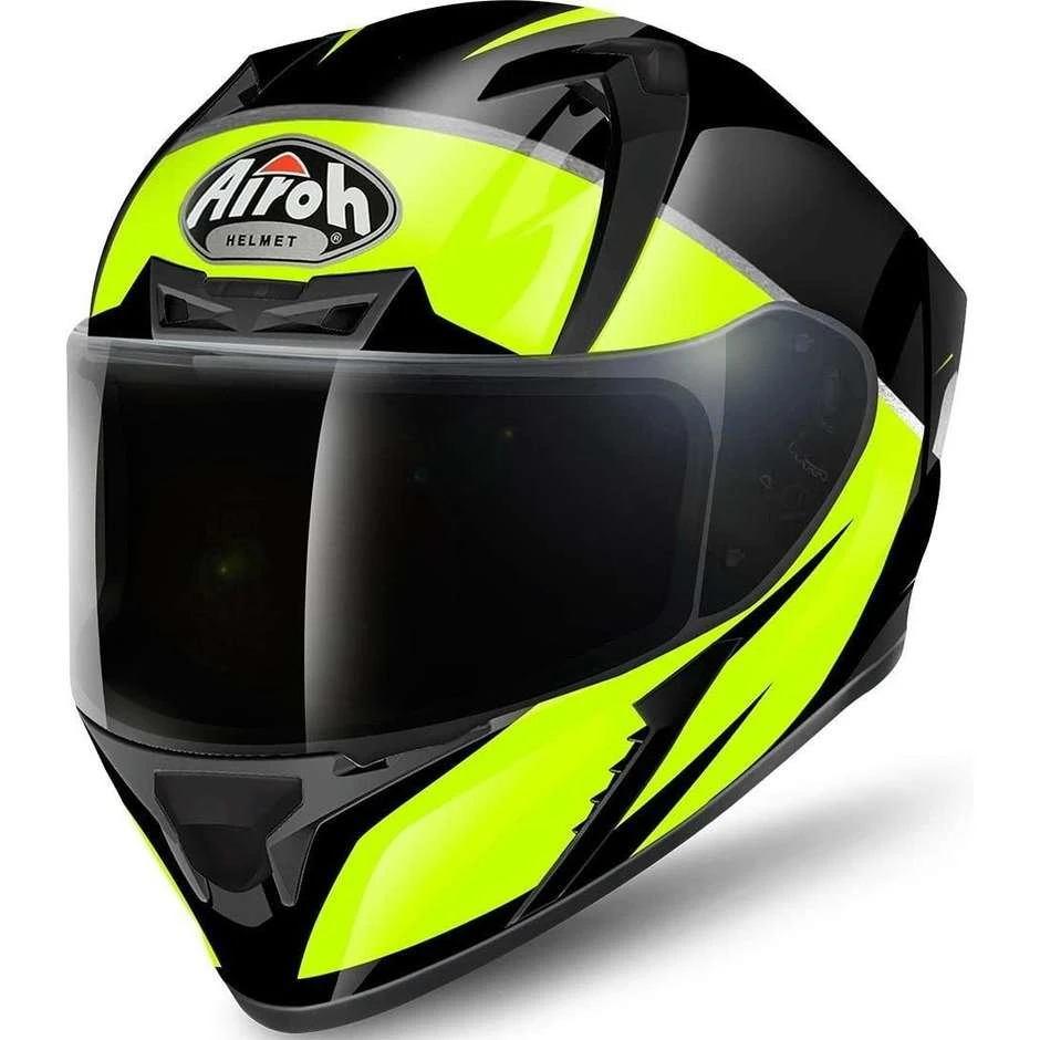 Casco Moto Integrale Airoh Valor Eclipse Giallo Lucido 3 Casco Moto Integrale Airoh Valor Eclipse Giallo Lucido