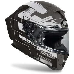 Casco Moto Integrale In Fibra Airoh GP550 S Challenge Nero Opaco -Vendite Airoh casco moto integrale in fibra airoh gp550 s challenge nero opaco 132000