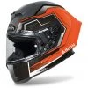 Casco Moto Integrale In Fibra Airoh GP550 S Rush Arancio Fluo Opaco -Vendite Airoh casco moto integrale in fibra airoh gp550 s rush arancio fluo opaco 132001
