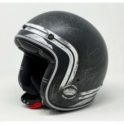 Casco Moto Jet Custom Airoh Garage Raw Opaco Con Occhiali -Vendite Airoh casco moto jet custom airoh garage raw opaco con occhiali 114453