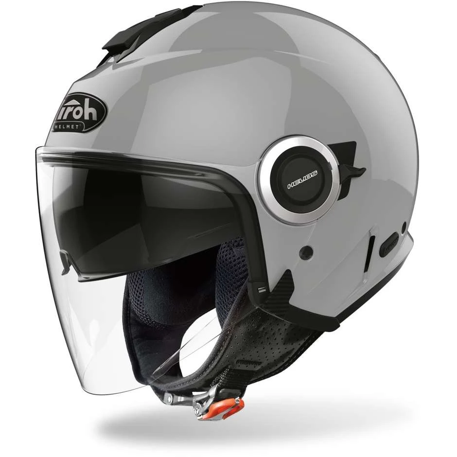Casco Moto Jet Doppia Visiera Airoh HELIOS Color Concrete Grigio Opaco 3 Casco Moto Jet Doppia Visiera Airoh HELIOS Color Concrete Grigio Opaco