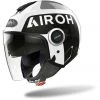 Casco Moto Jet Doppia Visiera Airoh HELIOS Up Bianco Lucido -Vendite Airoh casco moto jet doppia visiera airoh helios up bianco lucido 132010