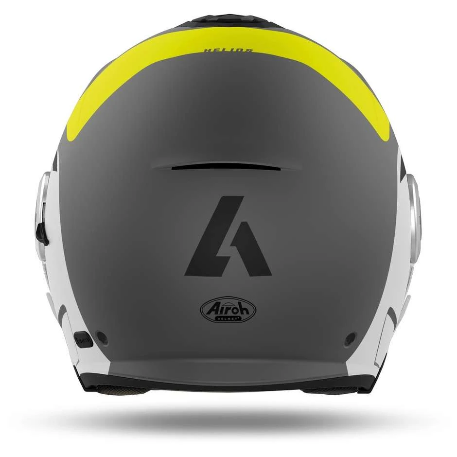 Casco Moto Jet Doppia Visiera Airoh HELIOS Up Grigio Opaco 4 Casco Moto Jet Doppia Visiera Airoh HELIOS Up Grigio Opaco - immagine 2
