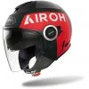 Casco Moto Jet Doppia Visiera Airoh HELIOS Up Nero Opaco -Vendite Airoh casco moto jet doppia visiera airoh helios up nero opaco 132015