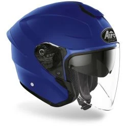 Casco Moto Jet In HPC Doppia Visiera Airoh H.20 Color Blu Opaco -Vendite Airoh casco moto jet in hpc doppia visiera airoh h 20 color blu opaco 132286