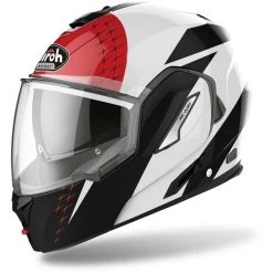 Casco Moto Modulare Doppia Omologatzione P/J Airoh REV 19 Leaden Rosso Lucido -Vendite Airoh casco moto modulare doppia omologatzione p j airoh rev 19 leaden rosso lucido 132047