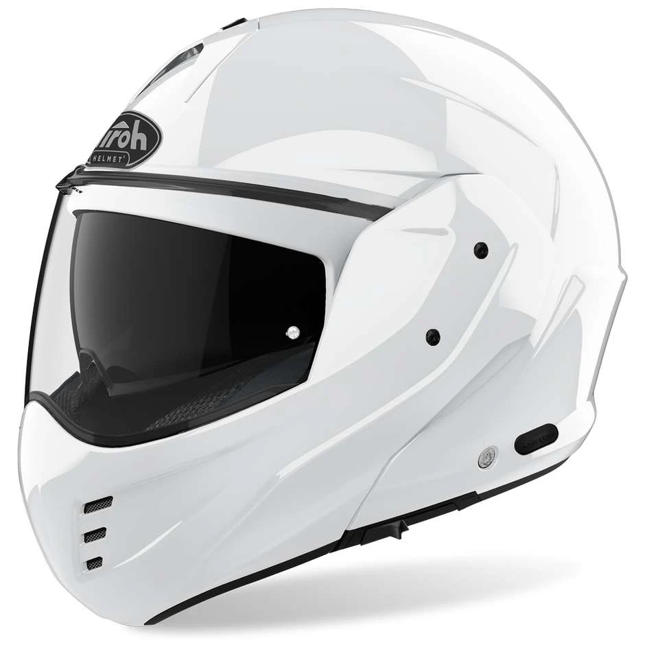 Casco Moto Modulare Doppia Omologazione P/J Airoh MATHISSE Color Bianco Lucido 4 Casco Moto Modulare Doppia Omologazione P/J Airoh MATHISSE Color Bianco Lucido - immagine 2