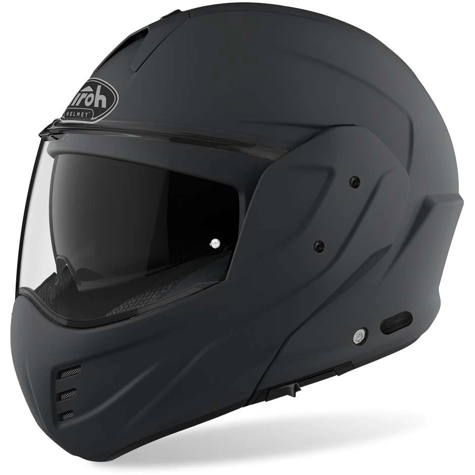 Casco Moto Modulare Doppia Omologazione P/J Airoh MATHISSE Color Dark Grey Opaco 5 Casco Moto Modulare Doppia Omologazione P/J Airoh MATHISSE Color Dark Grey Opaco - immagine 3