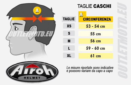 Casco Moto Jet Airoh City One Wrap Nero Arancio Opaco -Vendite Airoh 50 it